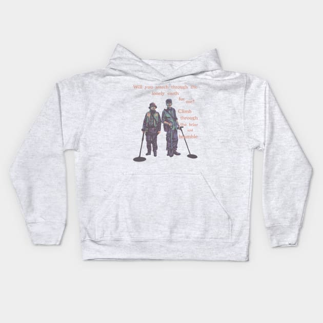 detectorists - Briar and Bramble Kids Hoodie by Slightly Unhinged